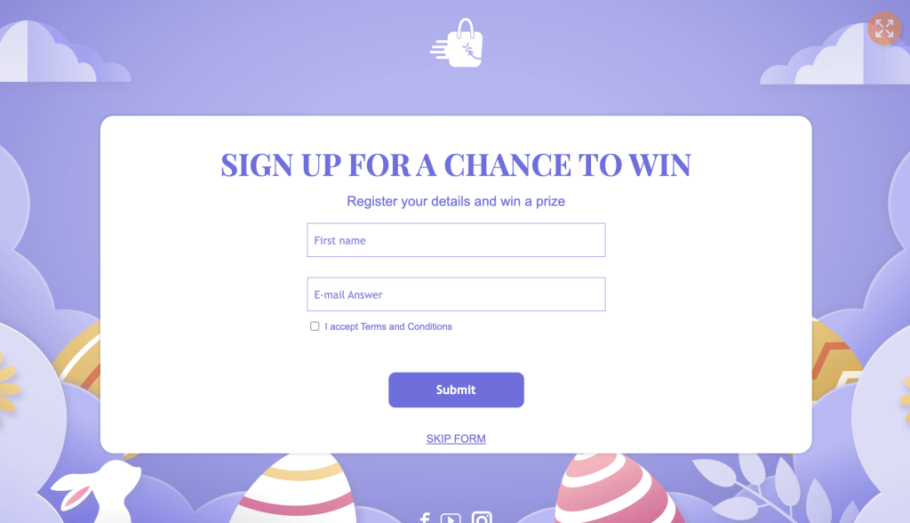 Weekly Easter Calendar
